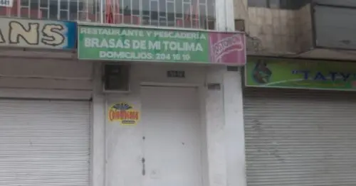 RESTAURANTE Y PESCADERIA BRASAS DE MI TOLIMA BOGOTÁ RESTAURANTE Y PESCADERIA BRASAS DE MI TOLIMA BOGOTÁ